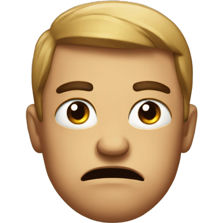 Emoji looking pissed  emoji