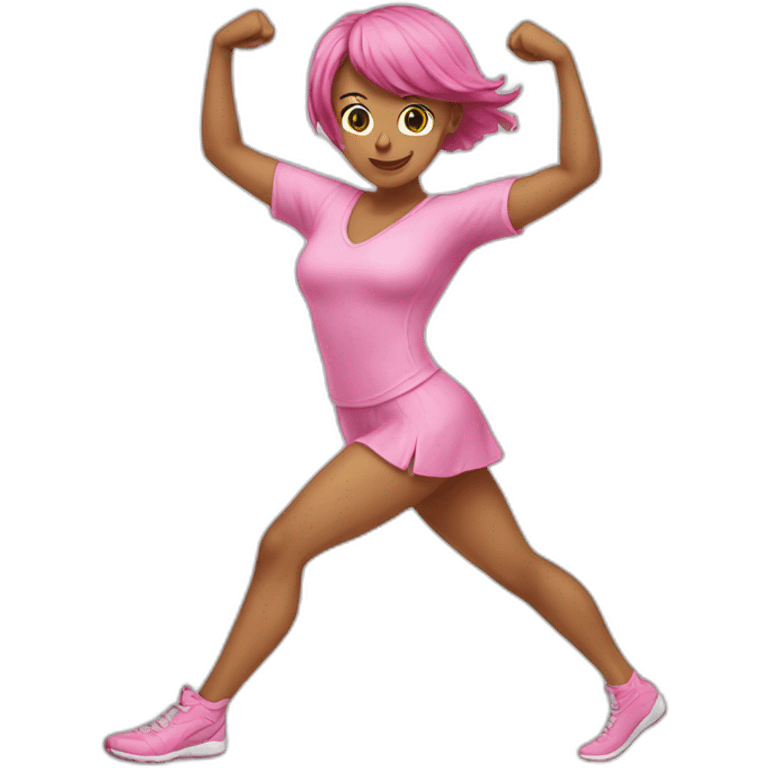 Kicking ass #BreastCancer emoji