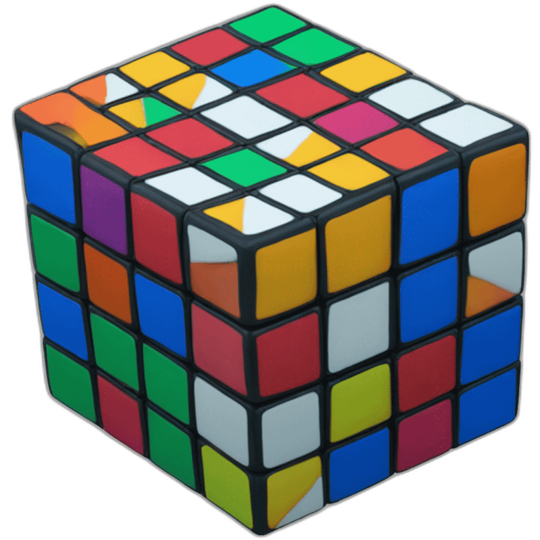 Rubik's cube emoji