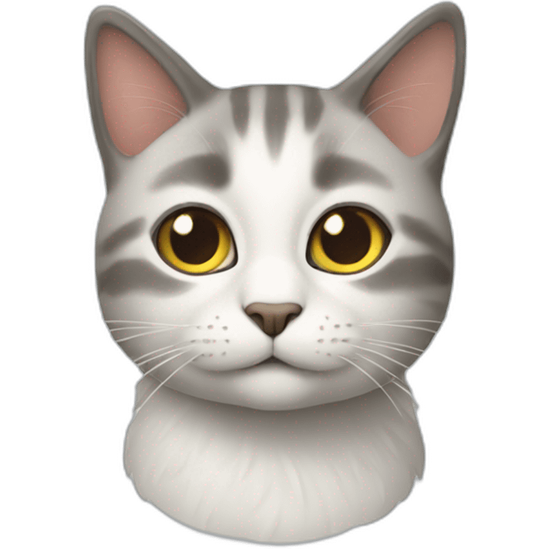 Un chat qui et sur la montagne emoji