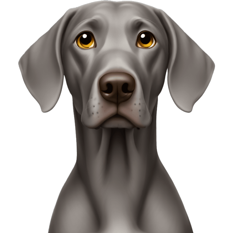 Weimaraner emoji