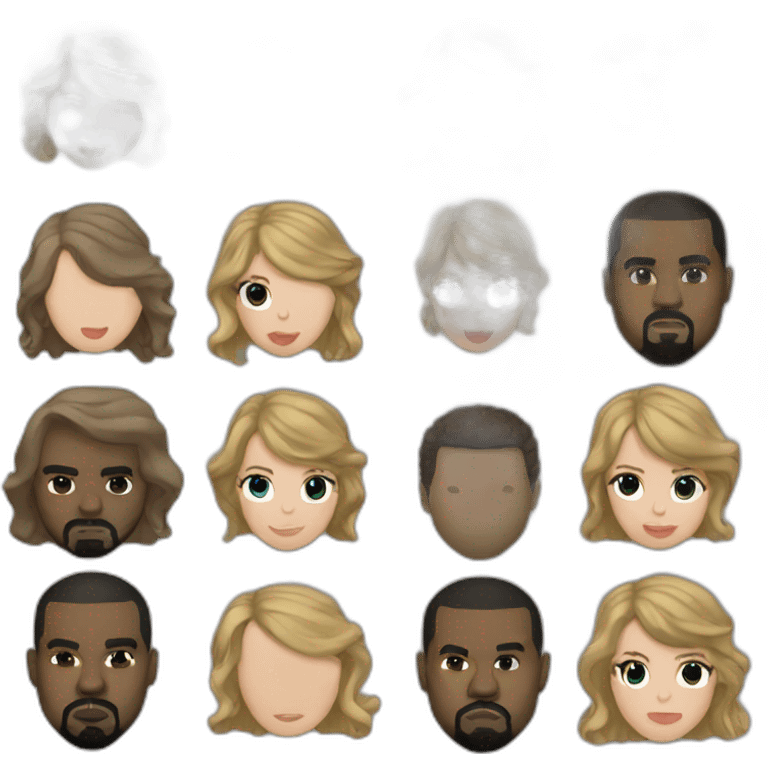 kanye grammys taylor swift emoji