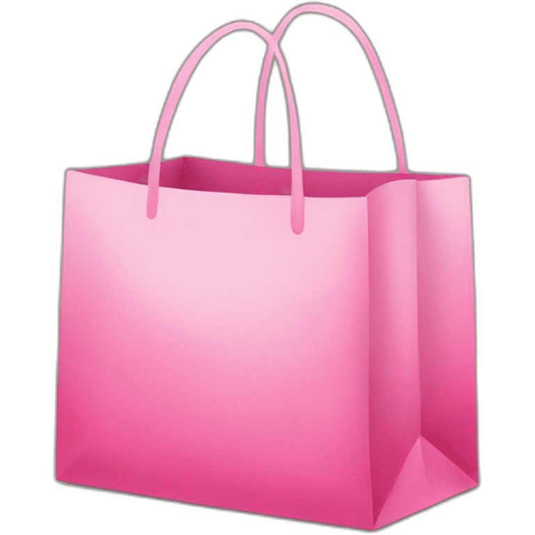 pink shopping bag emoji