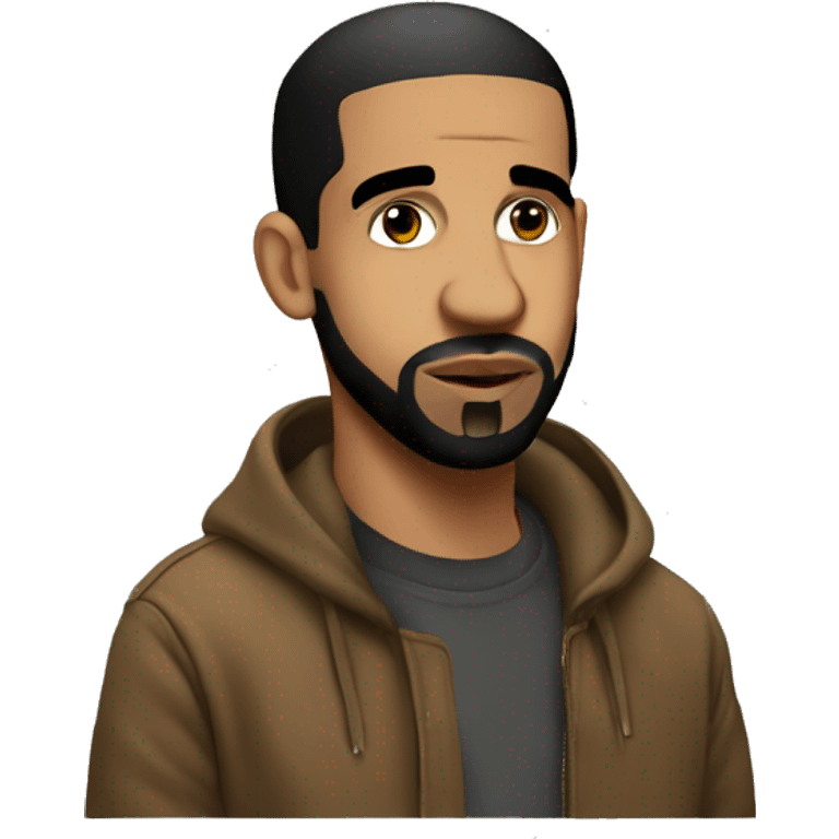 Drake with a blunt emoji