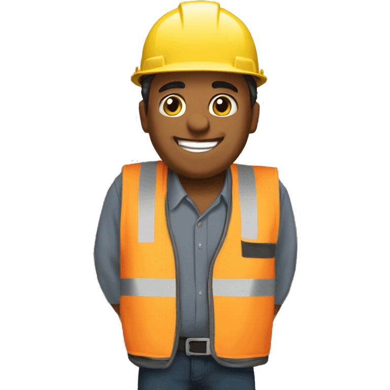 Raul on the construction site emoji