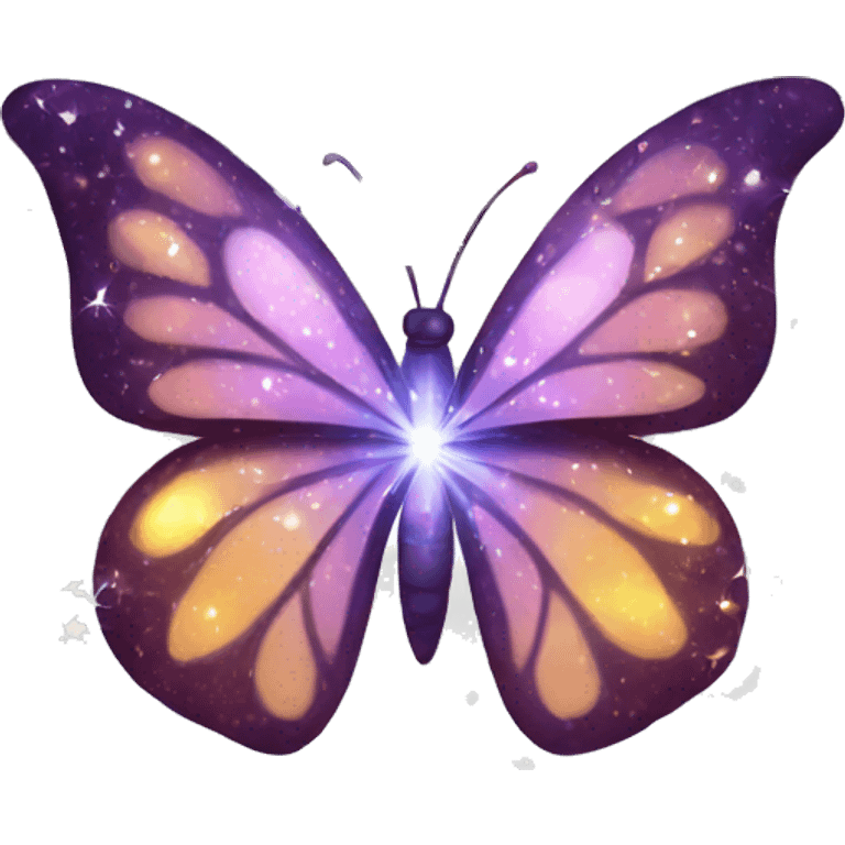 Butterfly with sparkles emoji