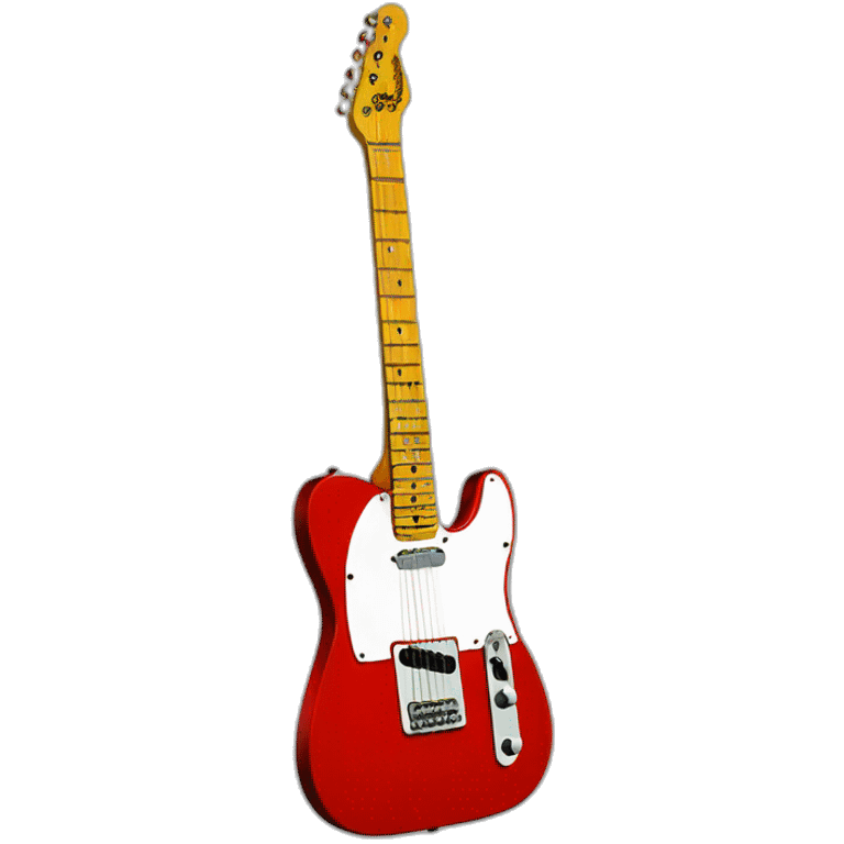 fender telecaster red emoji