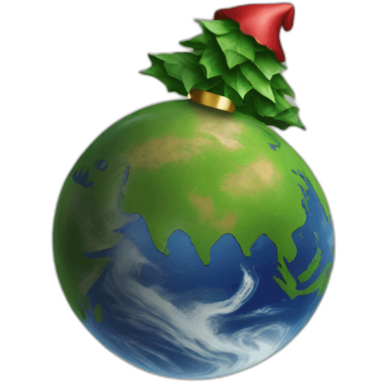 earth during the holidays emoji