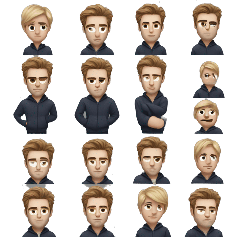 robert pattinson in a tracksuit emoji