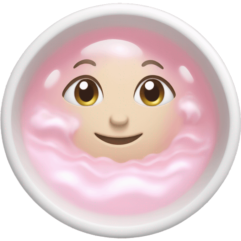 Light Pink bubble bath emoji