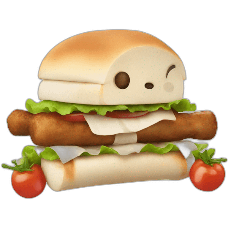 friendly kebab emoji