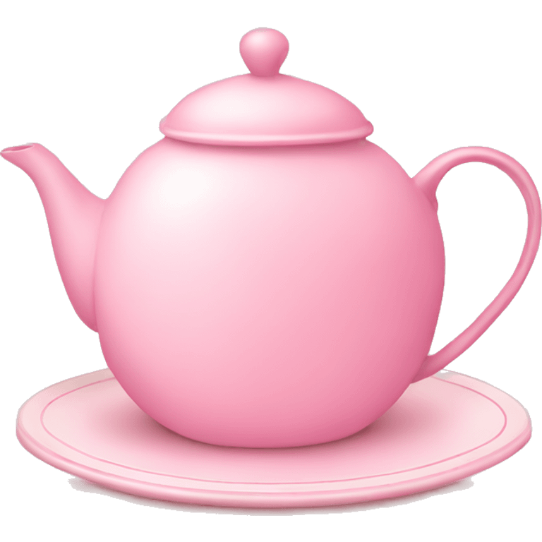 Light pink tea tray emoji