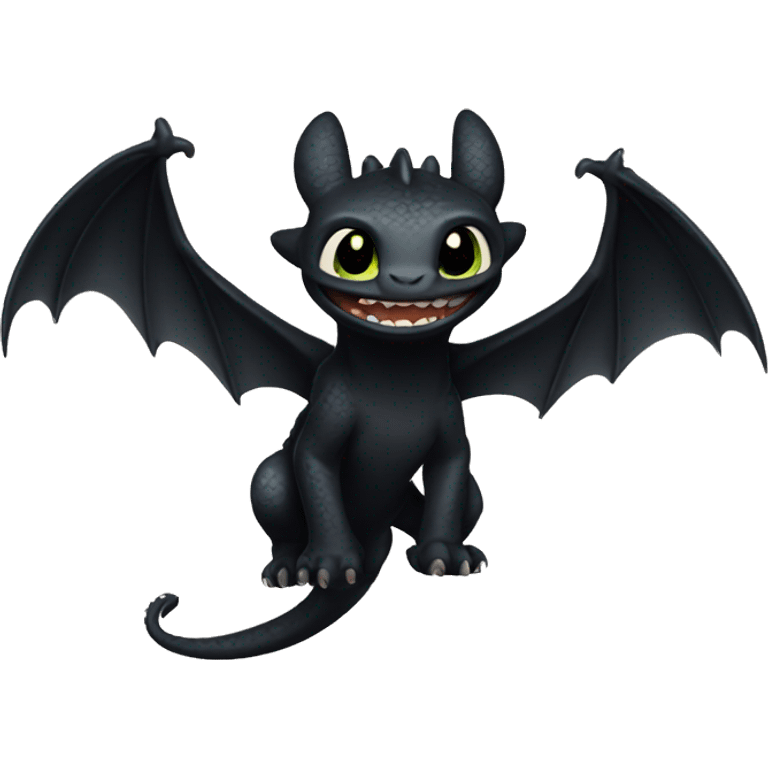 Toothless   emoji