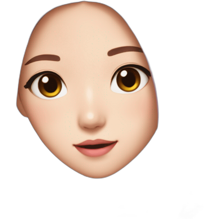 Kim Jisoo from BLACKPINK emoji