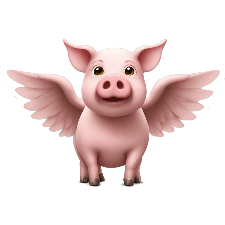 pig with wings emoji