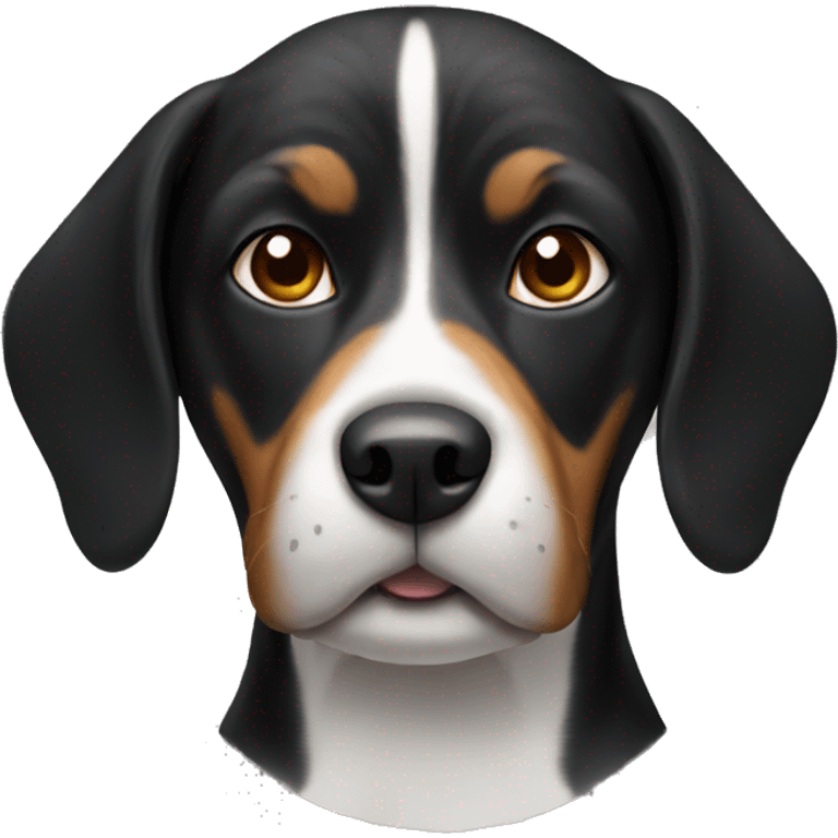 black beagle emoji