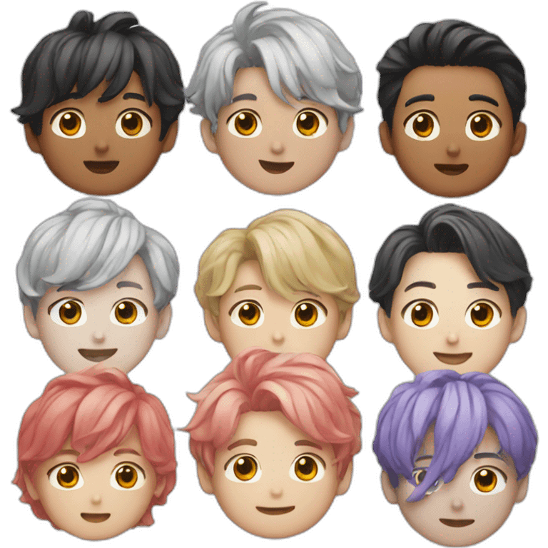 BTS kpop emoji