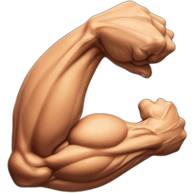 REALISCTIC MUSCULE ARM  emoji