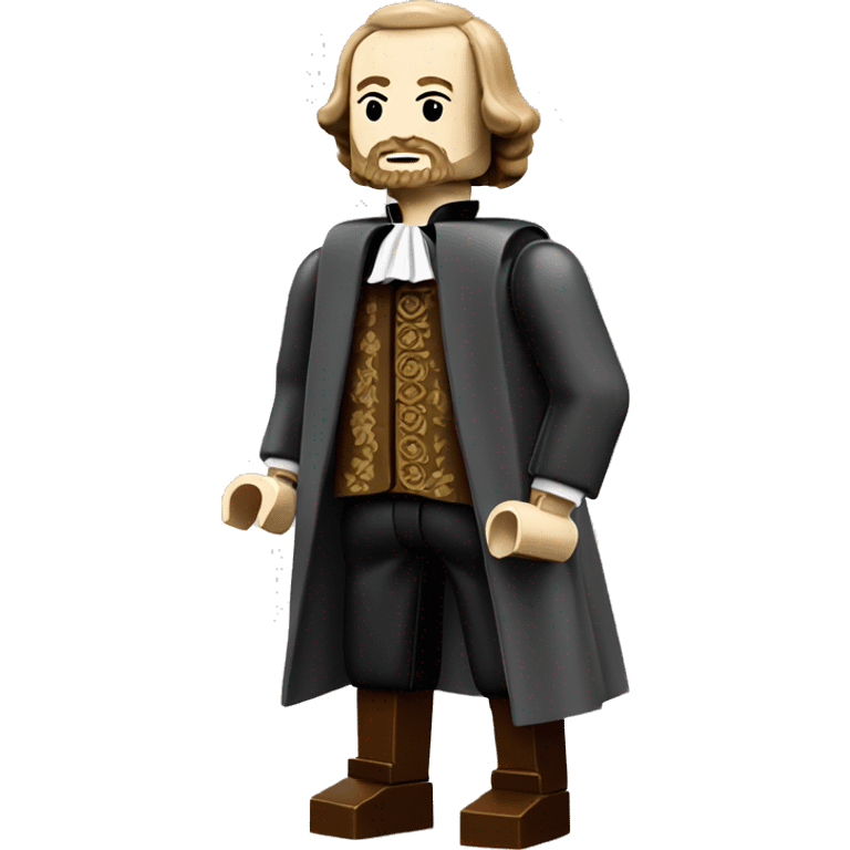 WILLIAM SHAKESPEARE lego full body emoji