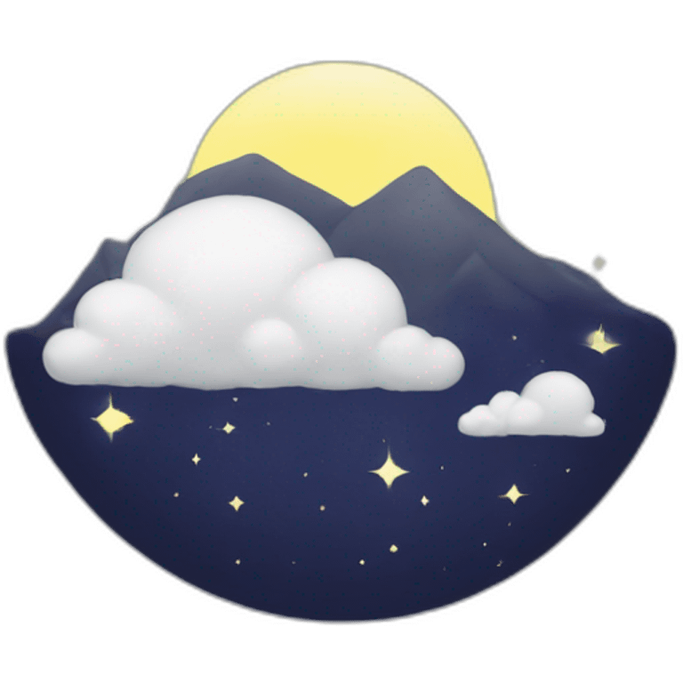 Nuit étoilé emoji