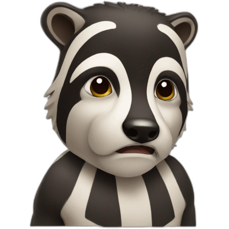 Badger muscular  emoji