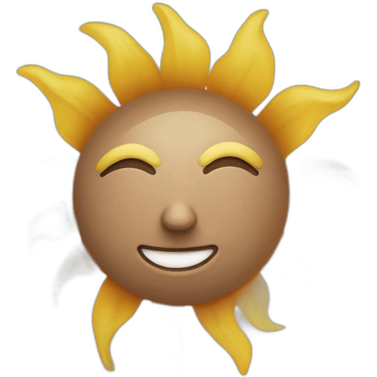 Morning sun emoji