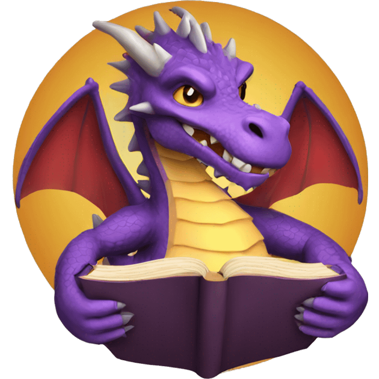 Dragon Reading emoji