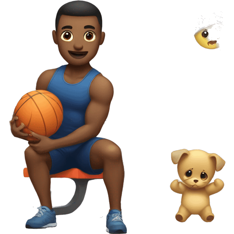 Cute gym emoji