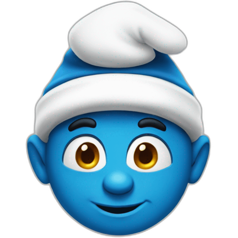 Smurf emoji