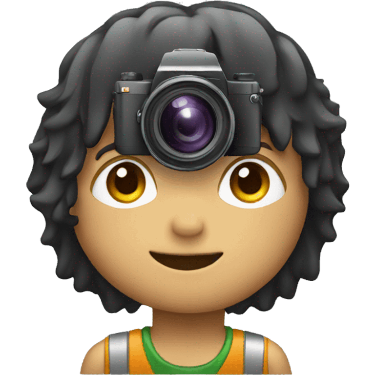 camera with boy emoji