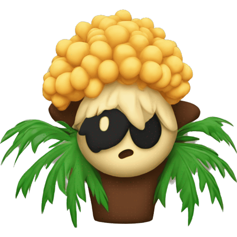 pjnk palm puff hoodie emoji