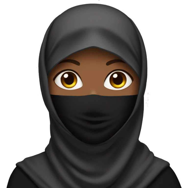 woman in niqab emoji