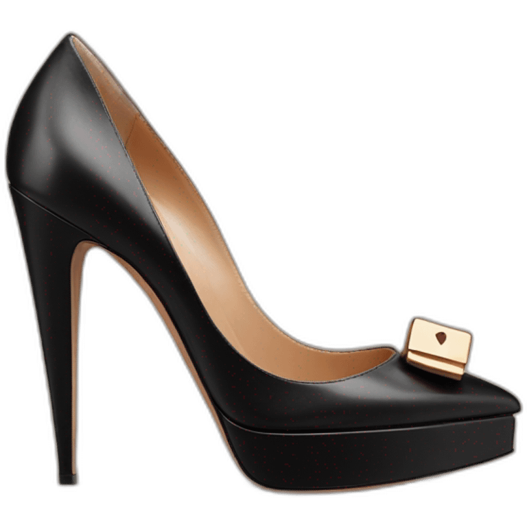 Black VALENTINO Tan-go PLATFORM PUMP emoji