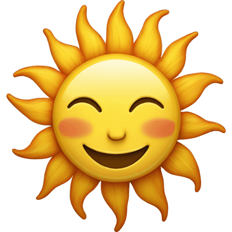 Sun Smiling emoji