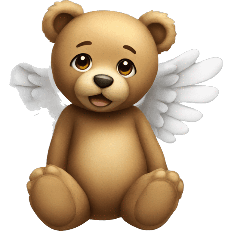 Teddy bear with wings emoji