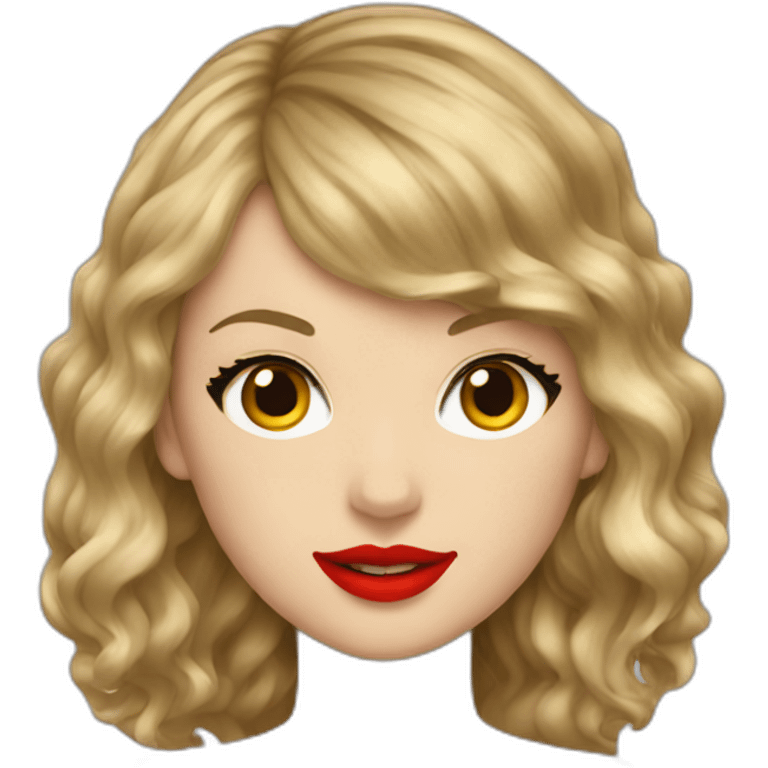 taylor swift red emoji