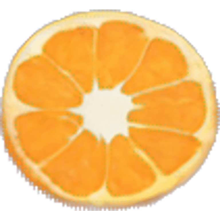 Peeled tangerine  emoji