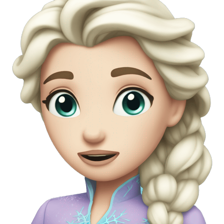 elsa sick give gift emoji