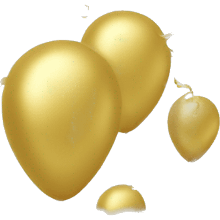 gold balloons emoji