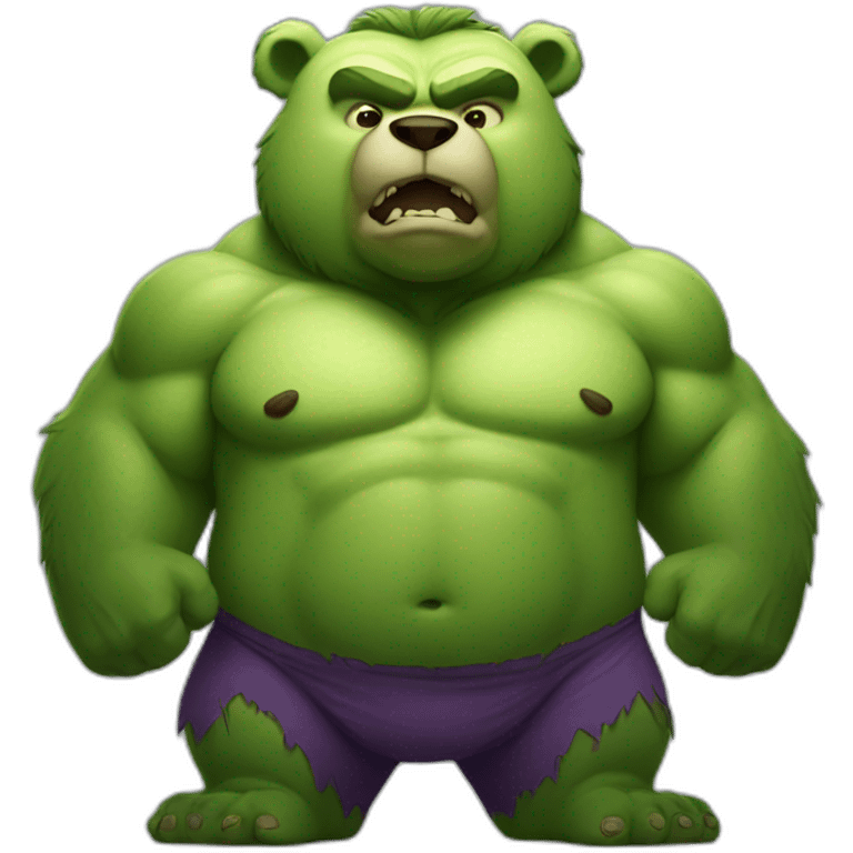 overweight hulk bear emoji