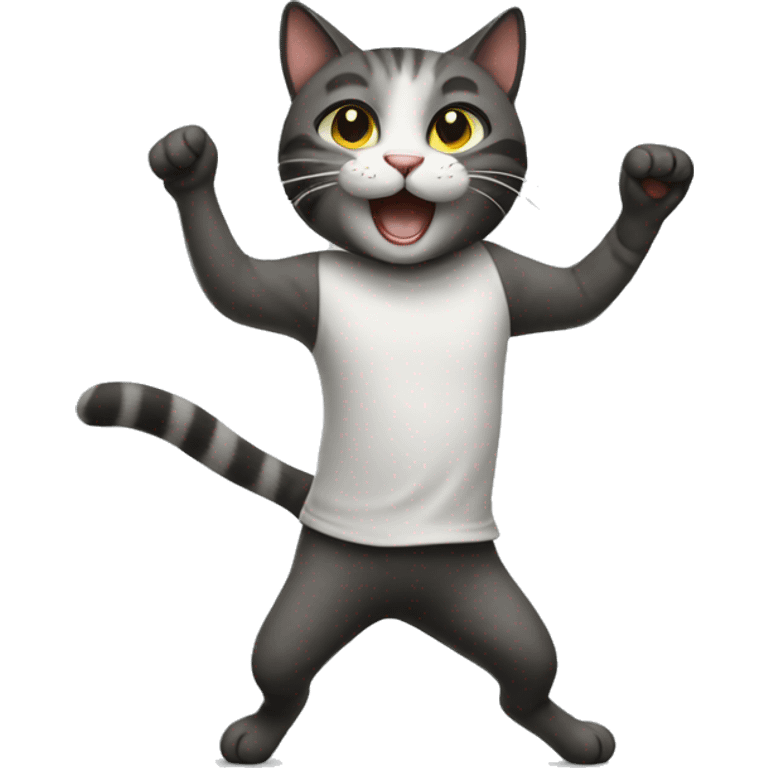 Cat dancing  emoji