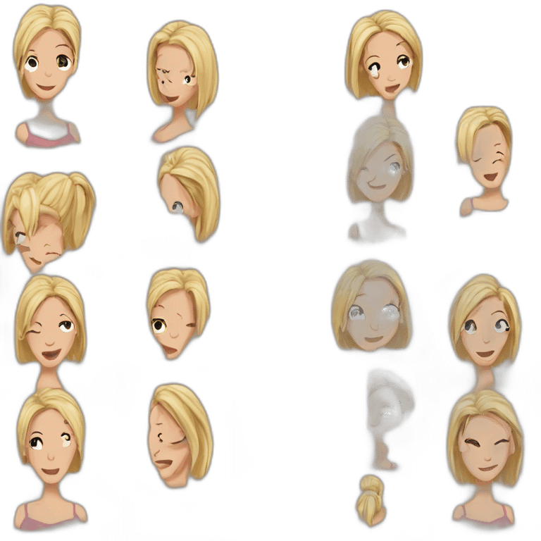 Phoebe buffay from Friends emoji