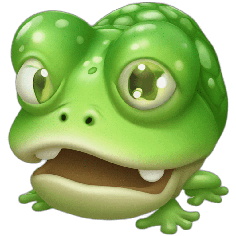 Tête de grenouille qui pleure emoji