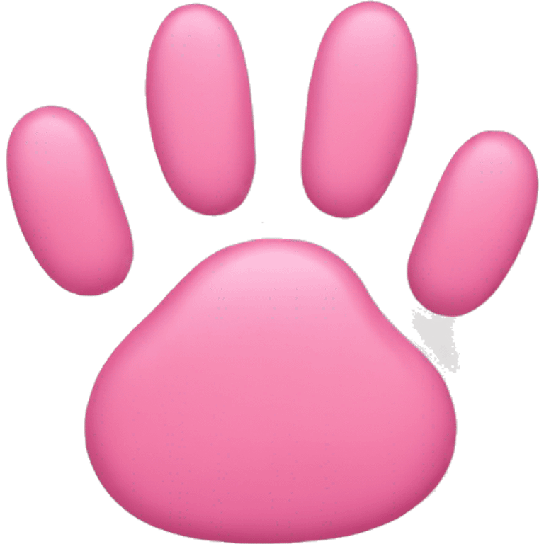 Pink cat paws  emoji