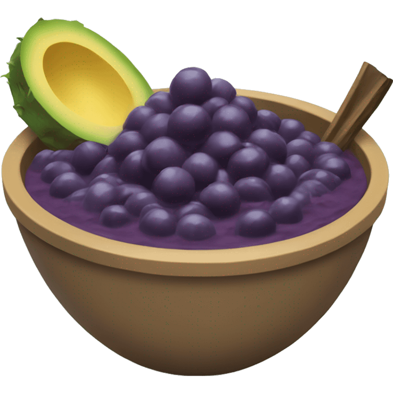 Acai bowl emoji