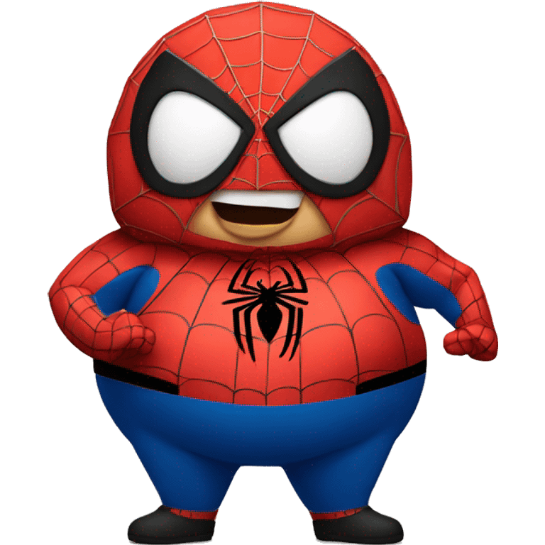 Fat fat fat spiderman emoji