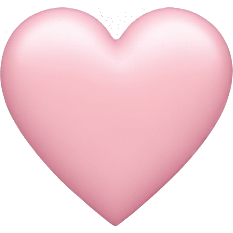 pastel pink heart emoji