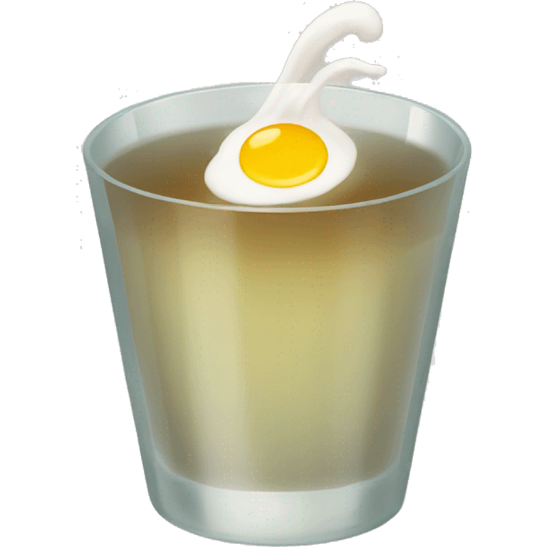 broth in a glass emoji