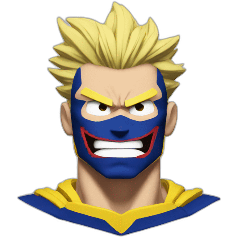 All might my hero academia motivated emoji