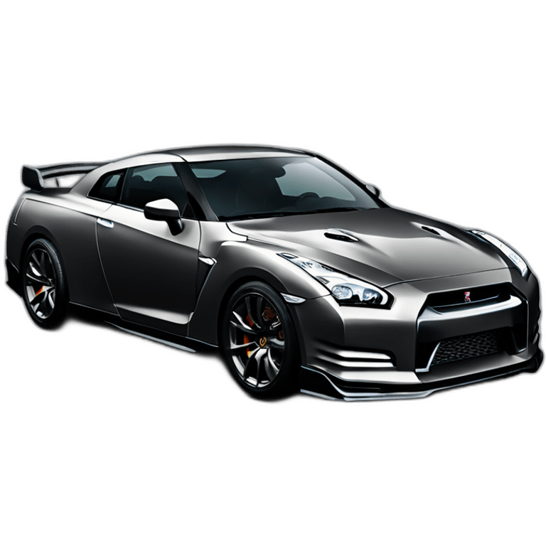 Nissan-skyline-gt-r35,batman emoji